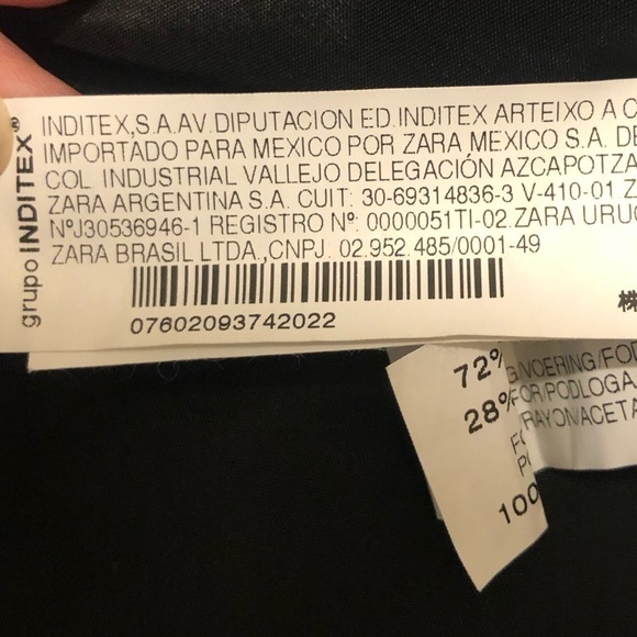 Zara Basic Strapless Metallic Gunmetal Bubble Mini Formal Dress Size Small - Picture 14 of 15